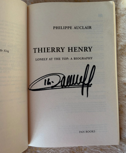Thierry henry handsignierte - thierry,