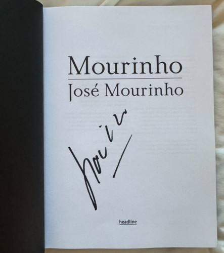 Jose mourinho handsigniertes - mourinho,