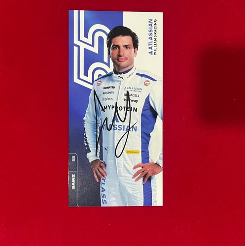 Carlos sainz handsigniertes - carlos,